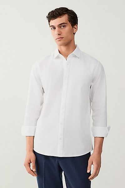 Next Langarmhemd Gewaschenes elegantes Langarmhemd aus Baumwolle (1-tlg) günstig online kaufen