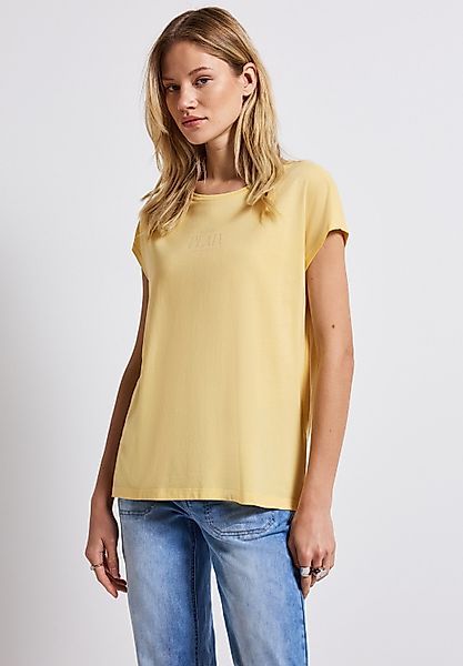 STREET ONE T-Shirt im soften Baumwoll-Mix günstig online kaufen