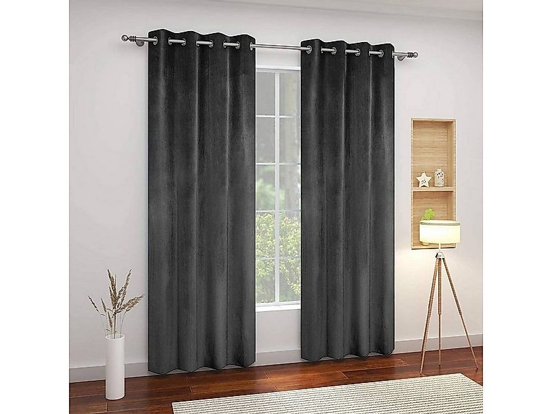 Woltu Verdunkelungsvorhang (2 St), Stangendurchzug, verdunkelnd, mit Ösen b günstig online kaufen