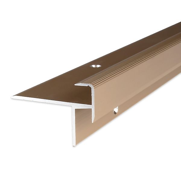 PROVISTON Treppenkantenprofil Aluminium, 10 x 8.5 günstig online kaufen
