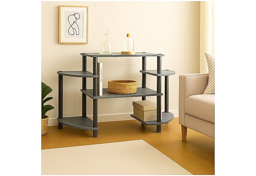HTI-Living Standregal Regal Stack mit 6 Ablageflächen Beton, Stück 1-tlg., günstig online kaufen