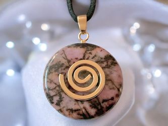 Steinfixx® Lange Kette echter Edelsteindonut 30 günstig online kaufen