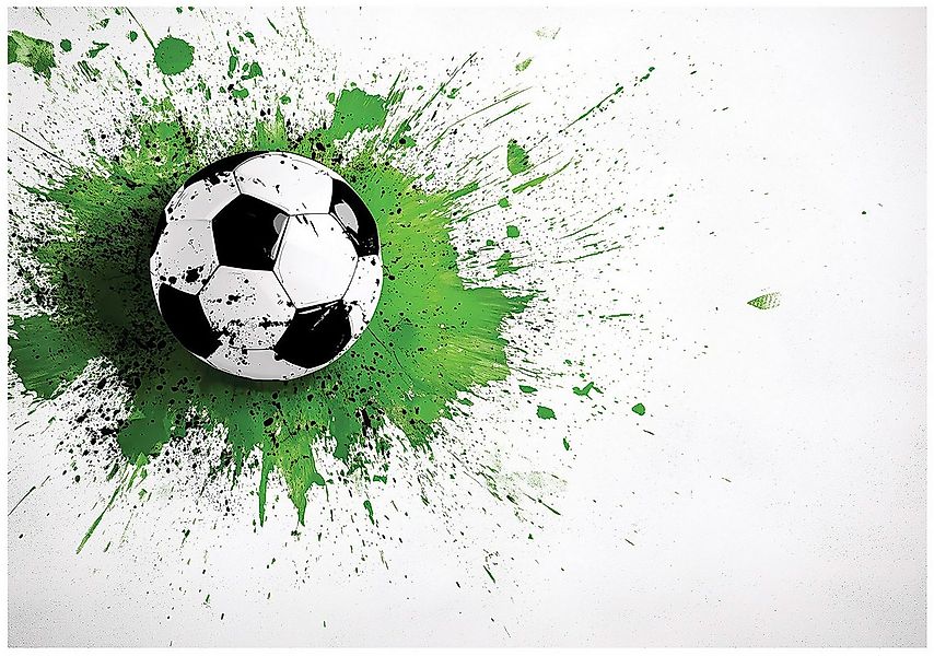 Wallarena Fototapete Kinderzimmer Fußball Grün Kinder Vlies Tapete Wandtape günstig online kaufen