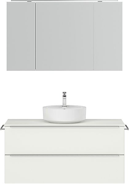 nobilia Badmöbel-Set "Alvene", (2 St., vormontiert, mit Soft-Close), inkl. günstig online kaufen