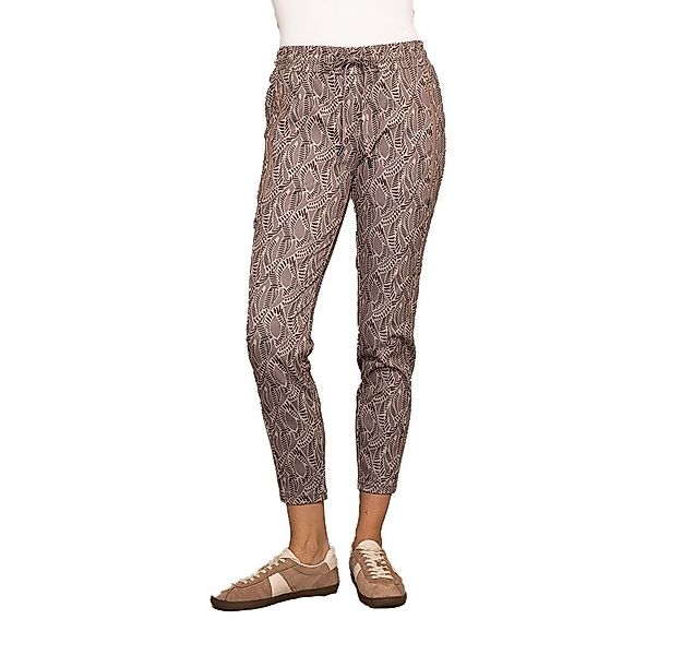 Zhrill Jogger Pants ZHCHIARA - grafisches Allover-Muster mit Blättern günstig online kaufen
