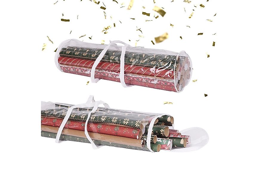 relaxdays Aufbewahrungsbox Geschenkpapier Aufbewahrung 2er Set günstig online kaufen