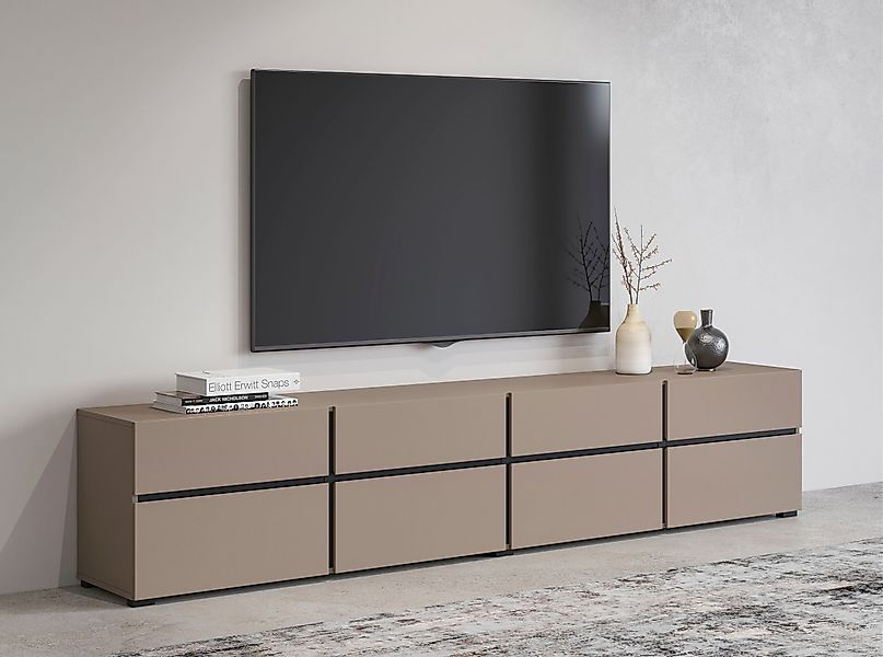 INOSIGN Lowboard Cross, moderne grifflose TV-Kommode,4 günstig online kaufen