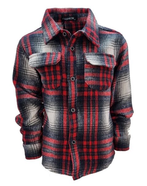 Fashion Boy Flanellhemd Flanellhemd kariertes Hemd günstig online kaufen