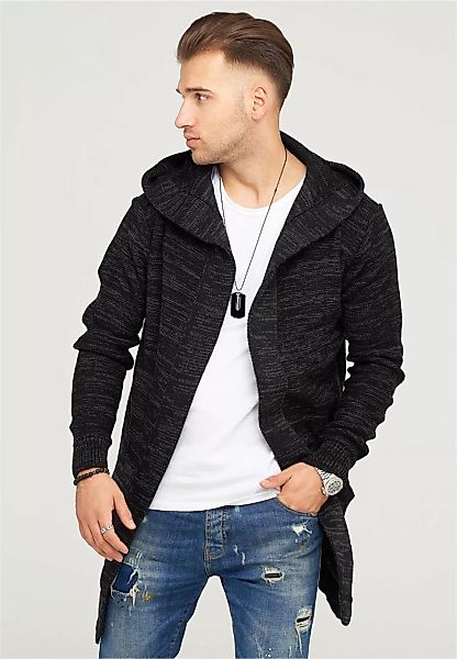 behype Strickjacke "ELIJA", mit gemütlicher Kapuze günstig online kaufen
