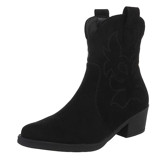 Ital-Design Elegante Cowboy-Stiefel aus Kunstleder mit günstig online kaufen