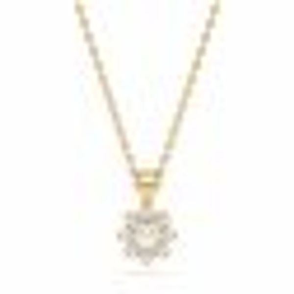 Halskette 585 Gelbgold mit im Labor gezüchteten Diamanten günstig online kaufen