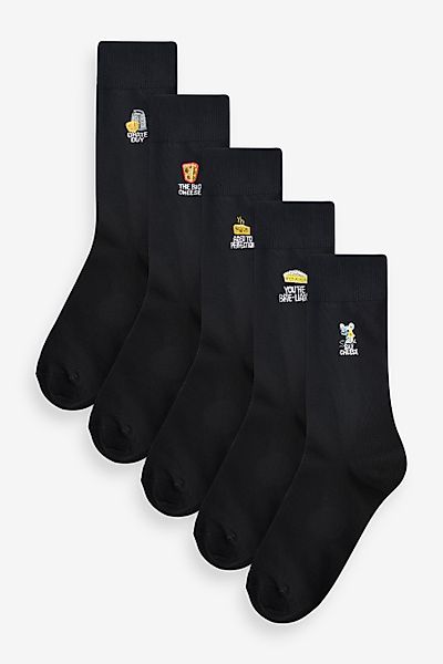 Next Kurzsocken Socken mit Stickerei (5-Paar) günstig online kaufen