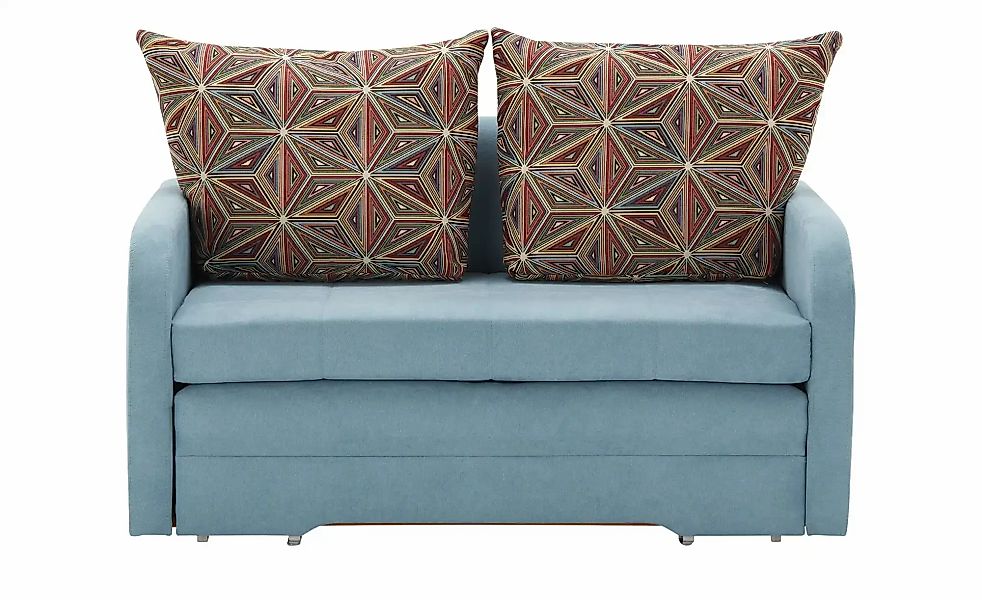 Schlafsofa  Iwo  ¦ blau ¦ Maße (cm): B: 136 H: 84 T: 94.0 Polstermöbel > So günstig online kaufen