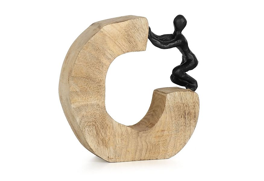 Moritz Skulptur Weg frei machen, Holz, Tischdeko, Fensterdeko, Wanddeko, Ho günstig online kaufen