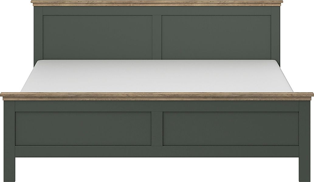 Home affaire Bettgestell "Evora, Landhausstil, Doppelbett, in 3 Größen erhä günstig online kaufen