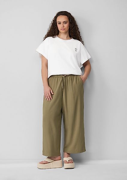 QS Stoffhose Culotte aus Viskose günstig online kaufen