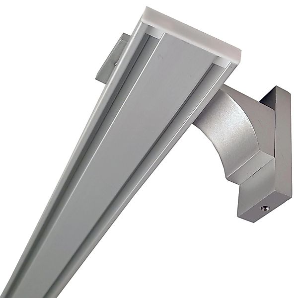 Bestlivings Gardinenschiene, wird auf vorhandene Alu Gardinenschiene gestec günstig online kaufen