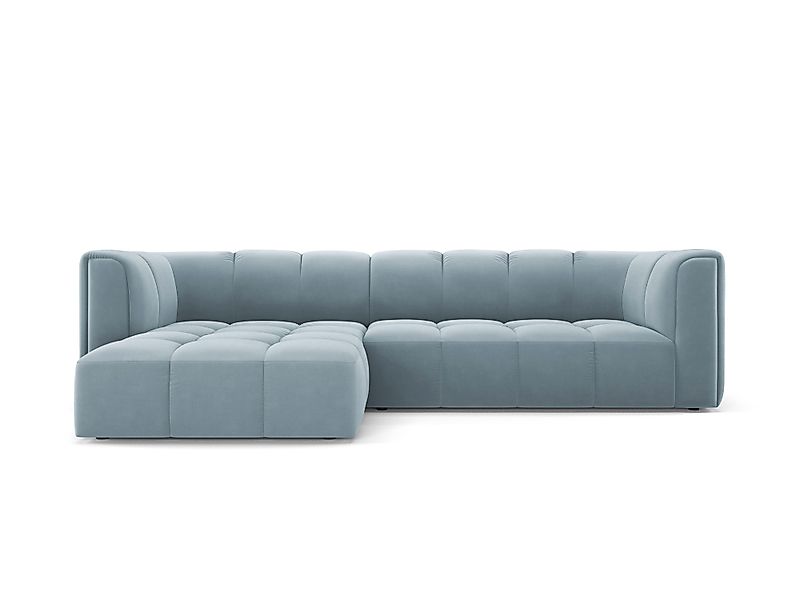 Milo Casa | Ecksofa Francesca Samt links 3-Sitzer günstig online kaufen