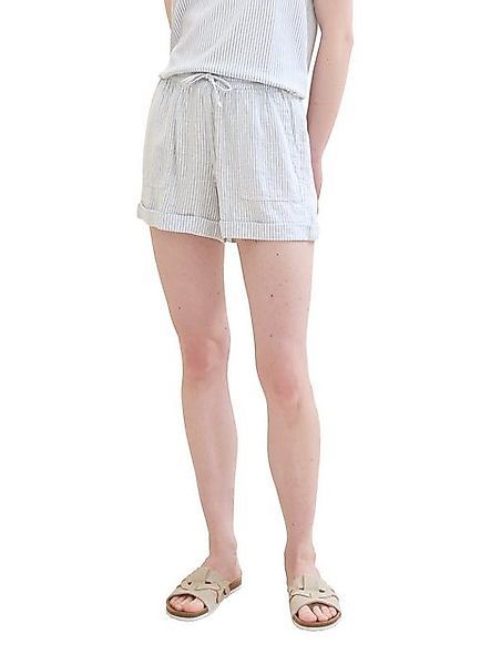 TOM TAILOR Denim Shorts Gestreifte Relaxed Shorts günstig online kaufen