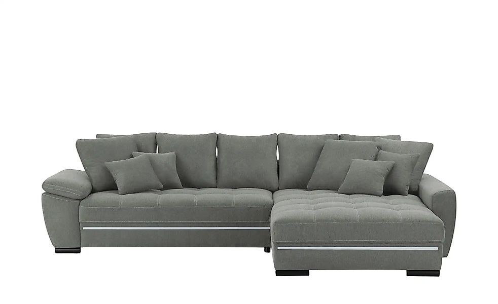 bobb Ecksofa  Farina Fancy-LED ¦ grau ¦ Maße (cm): B: 323 H: 92 T: 222.0 Po günstig online kaufen