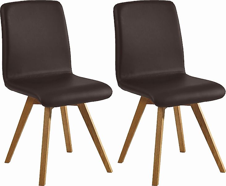 massivline&more 4-Fußstuhl "Karla" (Set) 2 Stk.Gestell aus Massivholz günstig online kaufen