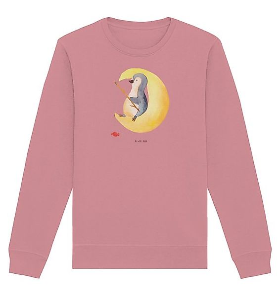 Mr. & Mrs. Panda Longpullover Pinguin Mond Größe L - Canyon Pink - Geschenk günstig online kaufen