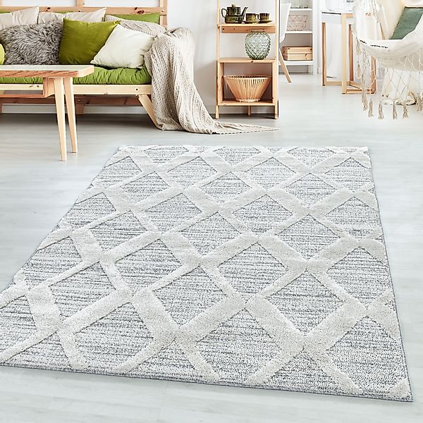 SIMPEX24 Teppich Boho Design, Rund, Höhe: günstig online kaufen