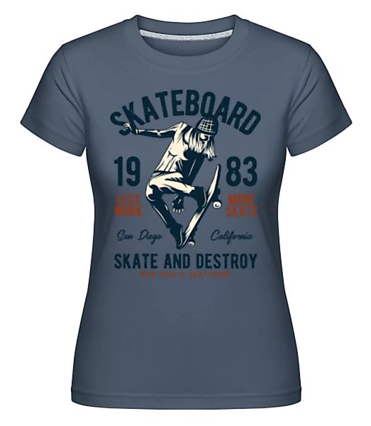 Skateboard 1983 · Shirtinator Frauen T-Shirt günstig online kaufen