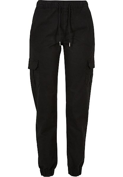 URBAN CLASSICS Cargohose Urban Classics Damen Ladies High Waist Cargo Joggi günstig online kaufen