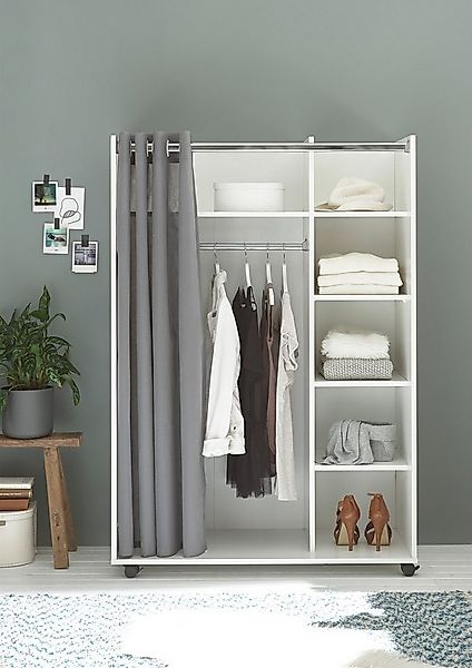 möbelando Kleiderschrank Jill 100 x 145 x 50 cm (B/H/T) günstig online kaufen