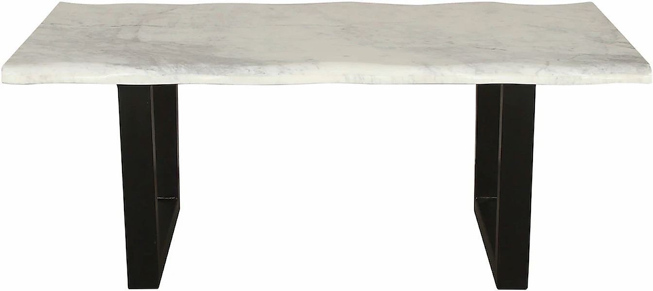 byLIVING Couchtisch "Stone" 1 Stk. tlg. aus echtem weißen Marmor mit natürl günstig online kaufen