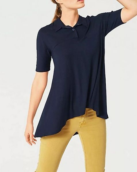 heine Rundhalsshirt LINEA TESINI Damen Designer-Shirt, marine günstig online kaufen