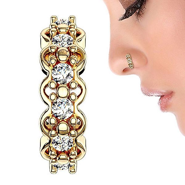 Taffstyle Nasenpiercing Piercing Ring Creole Filigran günstig online kaufen
