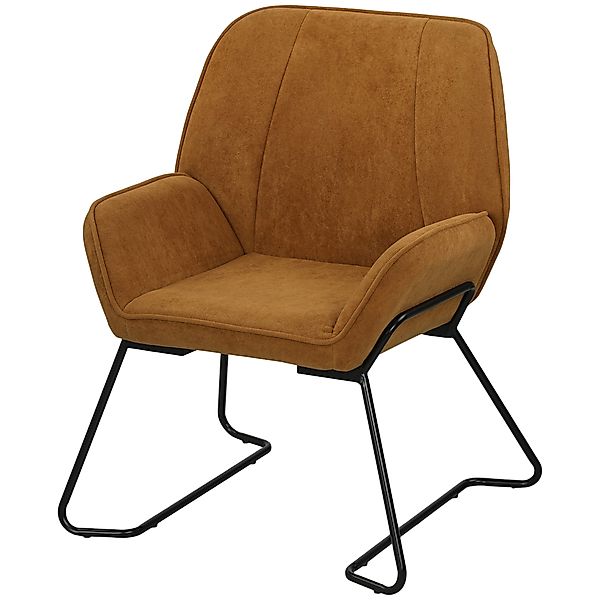 HOMCOM Loungesessel Moderner Lesesessel mit Breitem und Gepolstertem Sitz B günstig online kaufen