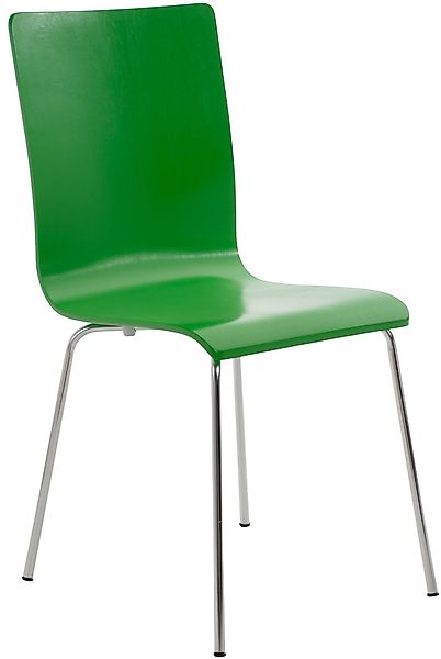 CLP Besucherstuhl Pepe, ergonomisch geformter Holzsitz günstig online kaufen