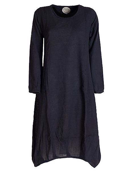 Vishes Midikleid Luftiges Damen Sommerkleid Langarm Longshirt-Kleid Shirt-K günstig online kaufen