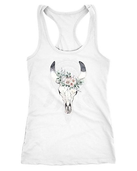 Neverless Tanktop Damen Tank-Top Boho Skull Totenkopf Schädel Traumfänger D günstig online kaufen