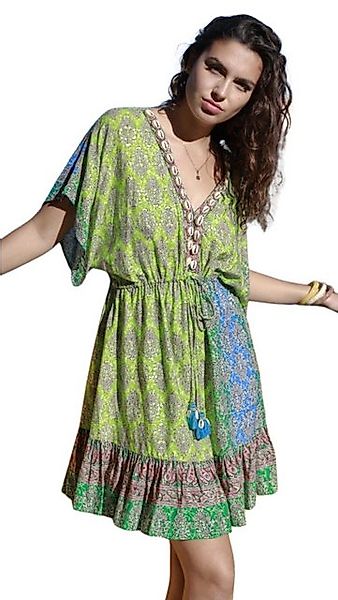 Charis Moda Sommerkleid Tunikakleid Bohéme Stil günstig online kaufen