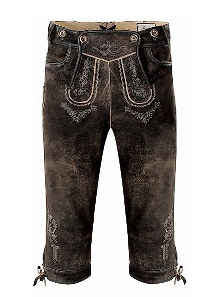 Trachtenlederhose Lederhose Kniebund Rupprecht dunkelbraun (2-tlg) inkl. Ho günstig online kaufen
