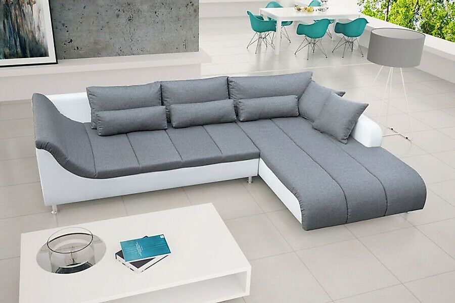 JVmoebel Ecksofa Sofa Garnitur Couch Polster Ecke Sofas Textil Wohnlandscha günstig online kaufen