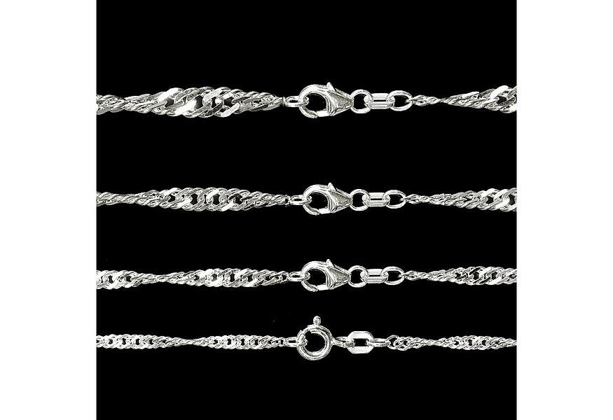 HOPLO Silberarmband Silberkette Singapurkette Länge 21cm - Breite 4,7mm - 9 günstig online kaufen