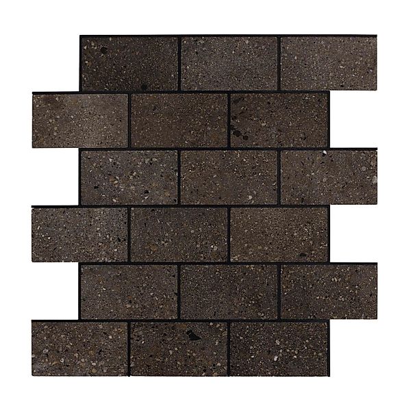 Dalsys Selbstklebende Fliesen 0,87m² 11 Stück Steinoptik Natur Dunkelbraun günstig online kaufen