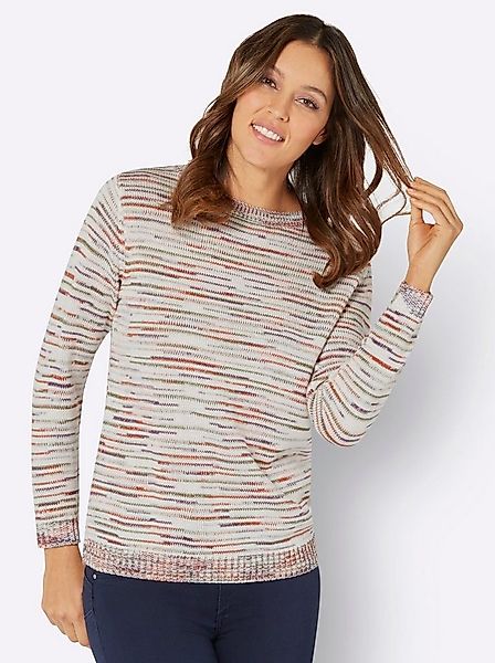 Sieh an! Strickpullover Rundhals-Pullover günstig online kaufen