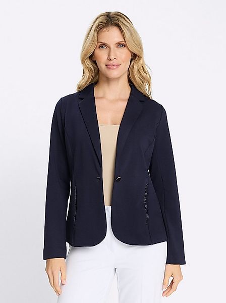 Sieh an! Blusenblazer Jersey-Blazer Langarm günstig online kaufen