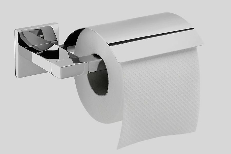 Tiger Items Toilettenpapier-Halter m. Deckel, gebürstet günstig online kaufen
