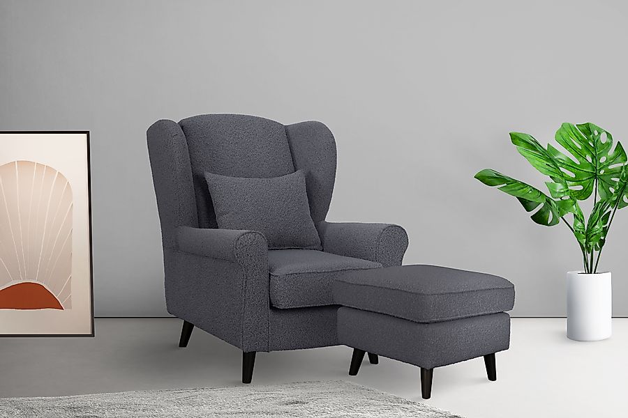 Home affaire Sessel Ohrensessel CHISTELLE, wahlweise günstig online kaufen