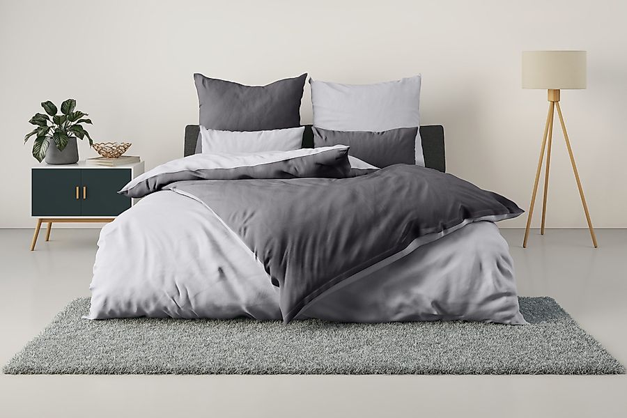 my home Wendebettwäsche DESNER2, Microfaser, 2 günstig online kaufen