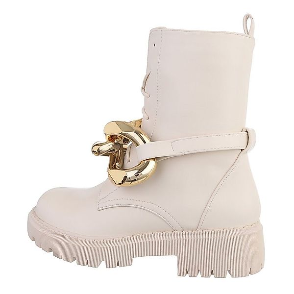 Ital-Design Damen Bikerschuhe Biker Westernstiefelette (77831779) günstig online kaufen