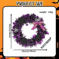 Kunstkranz Halloween Gothic Totenkopf Rosenkranz, Halloween günstig online kaufen
