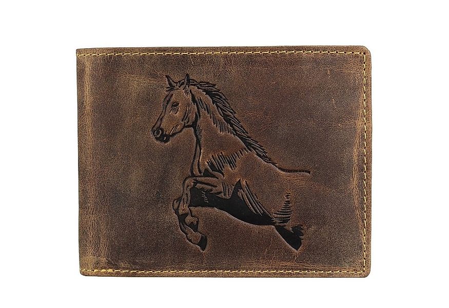 Greenburry Geldbörse Vintage Leder Geldbörse Portmonee Geldbeutel Pferd 170 günstig online kaufen